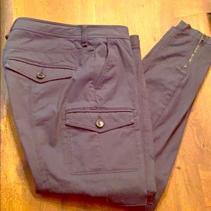 Burberry navy cargo pants
